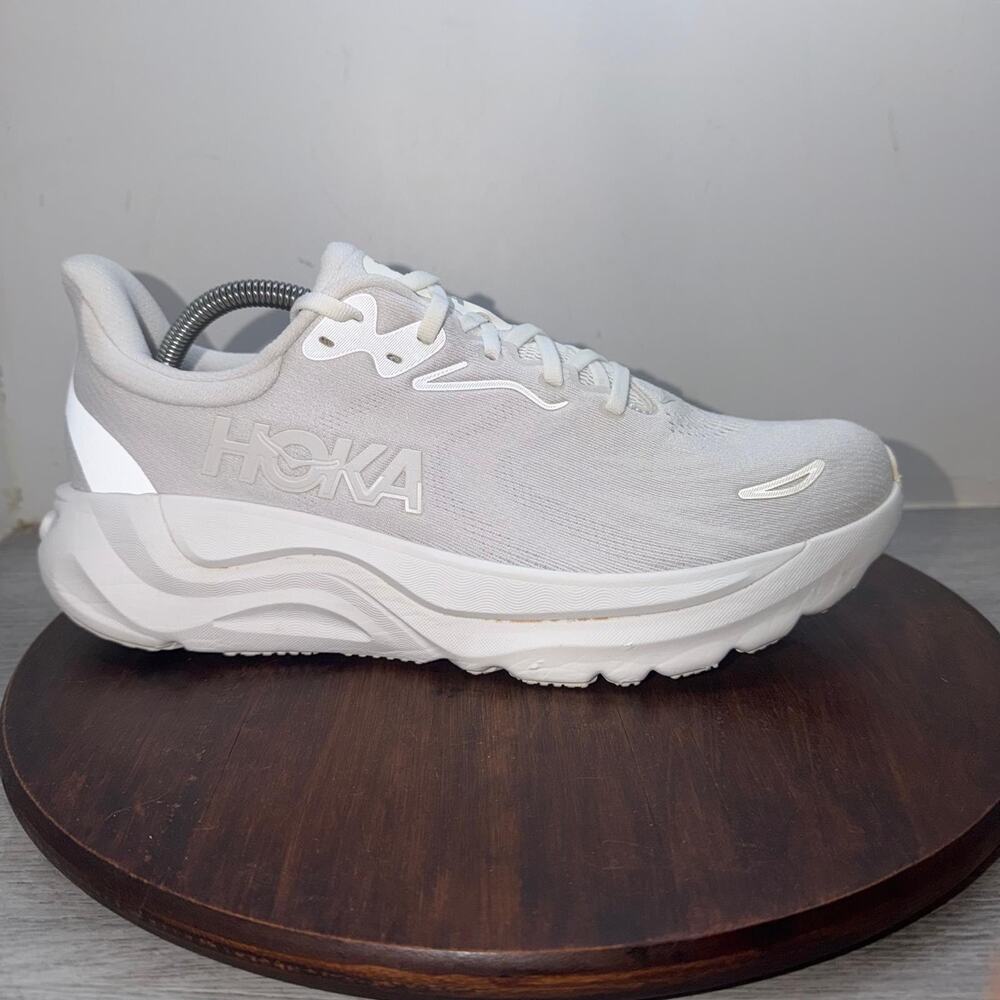 Hoka Arahi 8 White / White 1168690-WWH Men's 10.5 D Shoes Sneakers Running Walk
